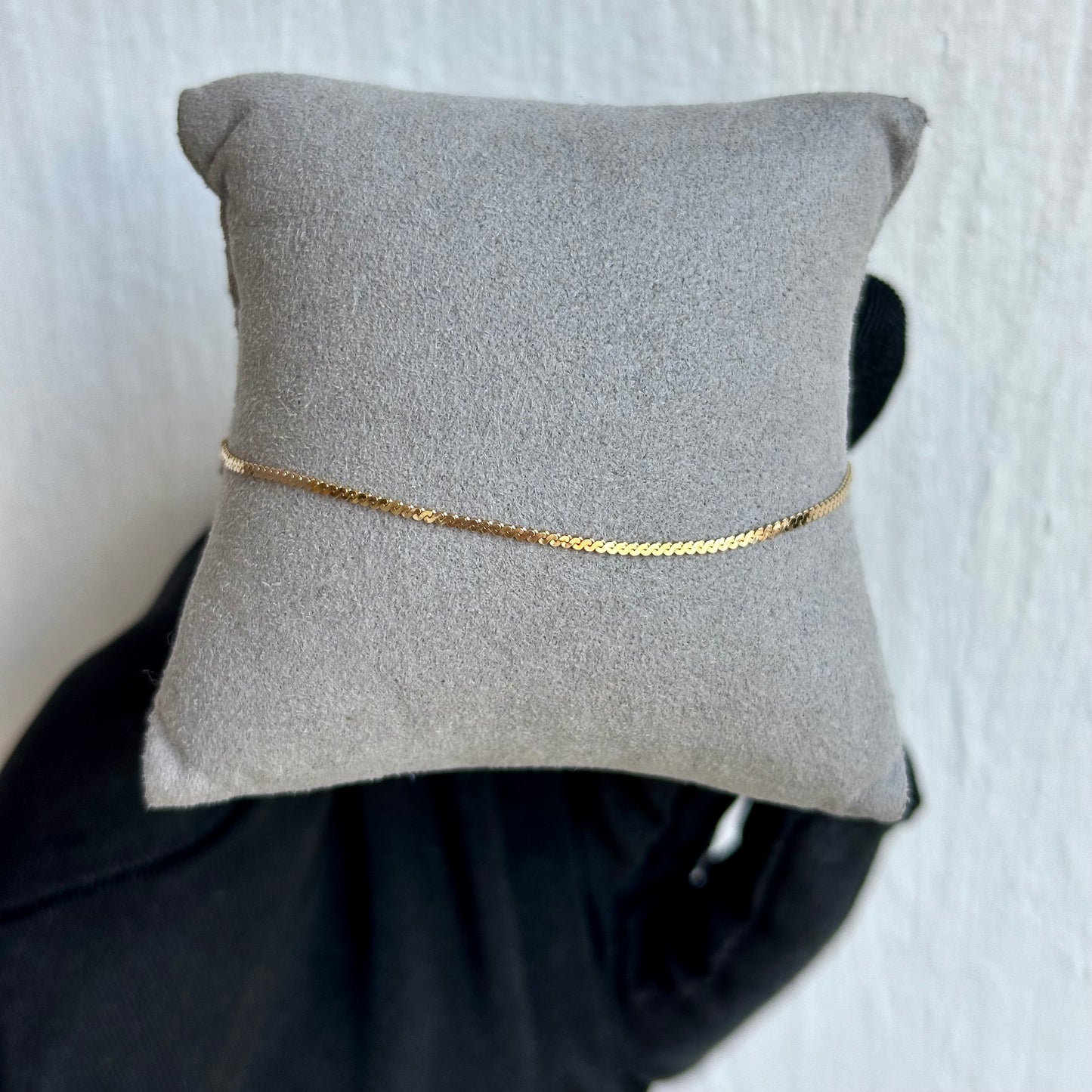 14kt Yellow Gold Vintage Serpentine Bracelet