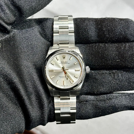 Brand New 277200 Rolex Oyster Perpetual 31mm Silver Dial