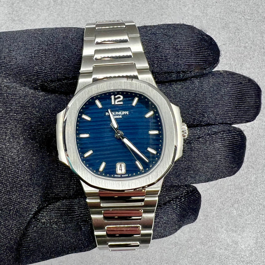 2022 Patek Philippe Nautilus 35mm Blue Dial Steel Watch 7118/1A-001