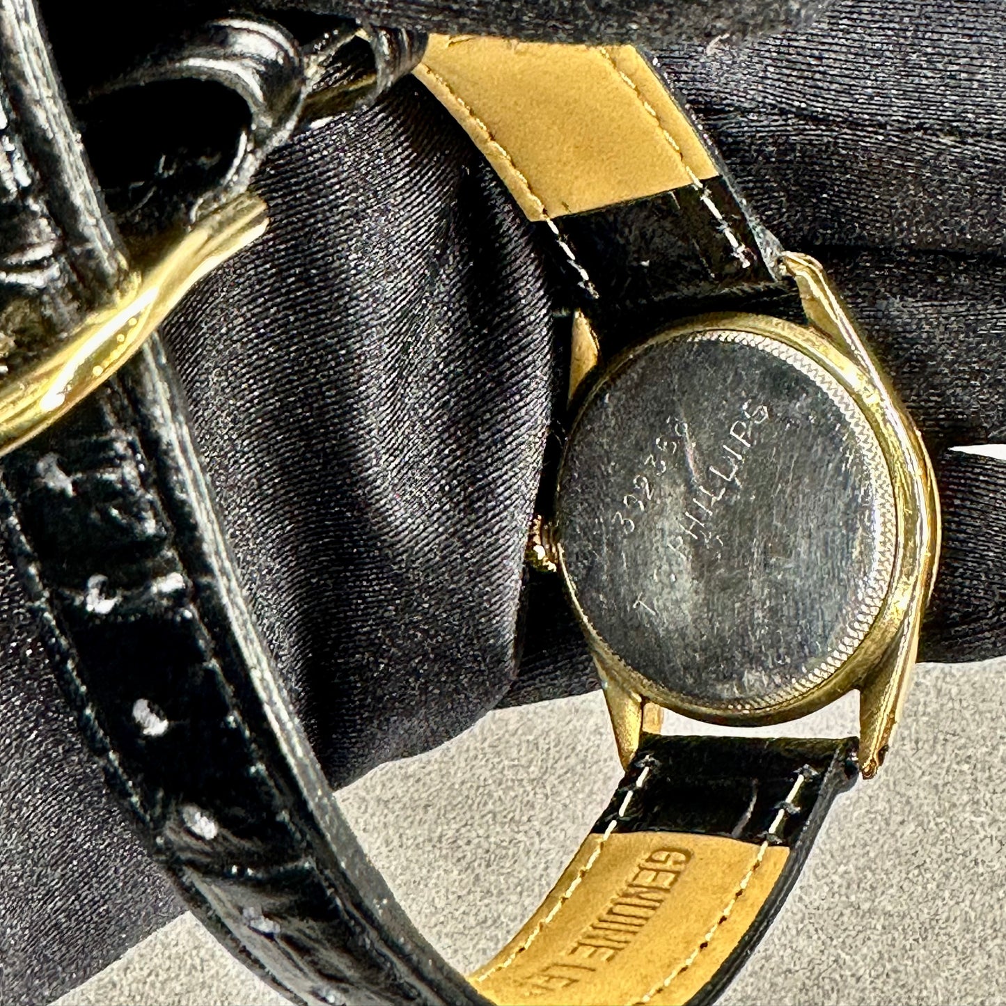 Rolex Stainless Steel Speed King with Rare Original Waffle Dial from 1954