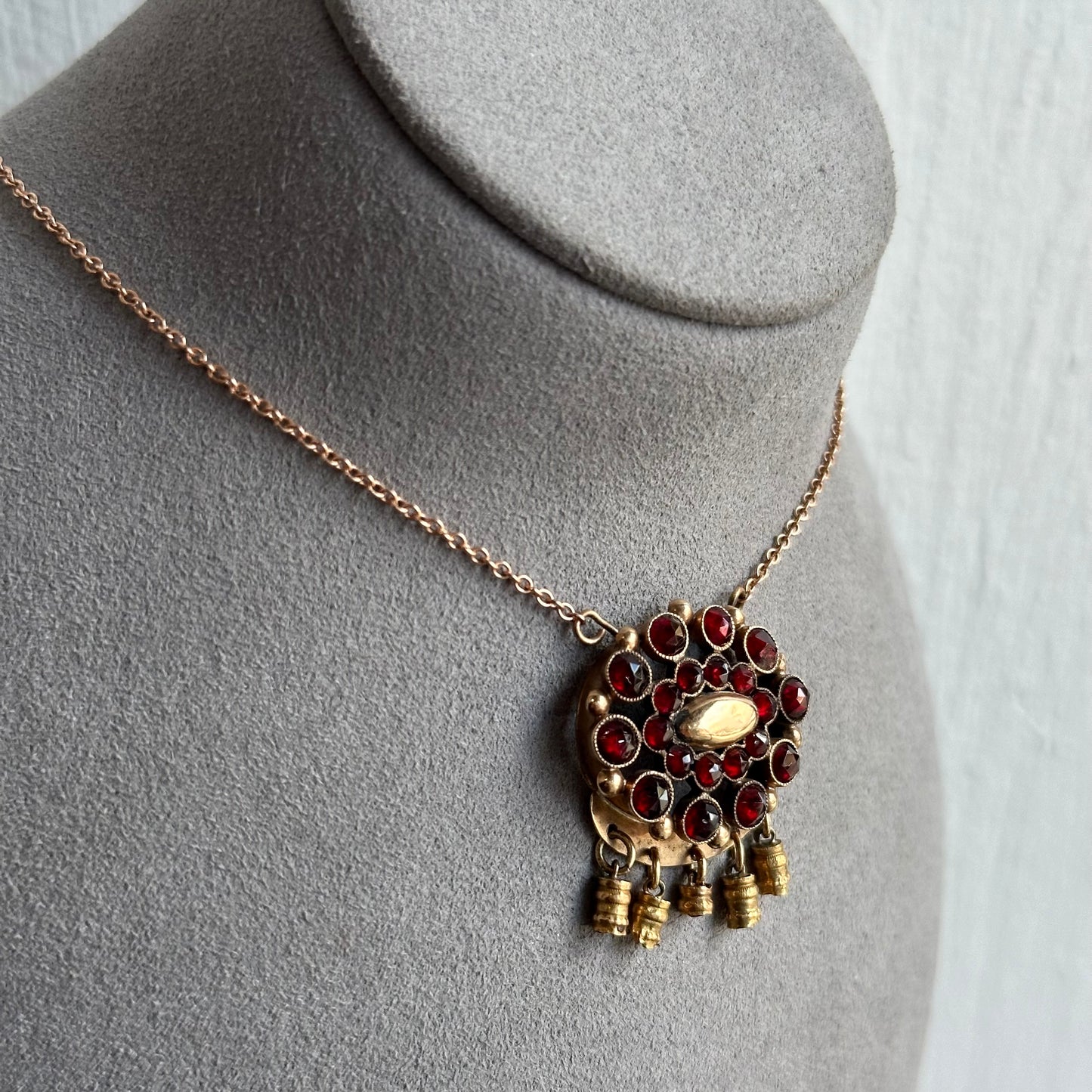 Circa 1800's Garnet Necklace