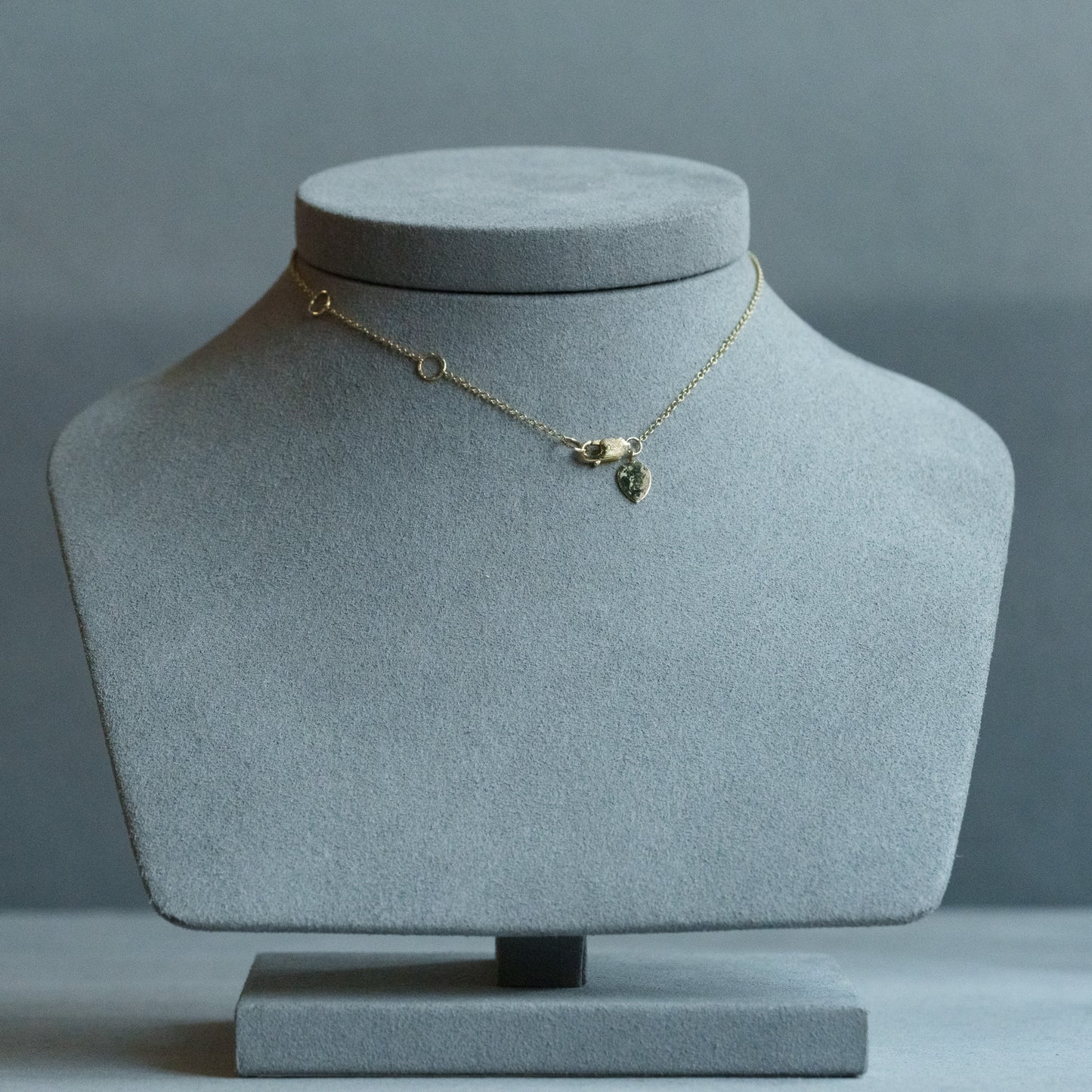 14kt Two-Tone Gold Trapezoid Champagne & Round White Diamond Necklace