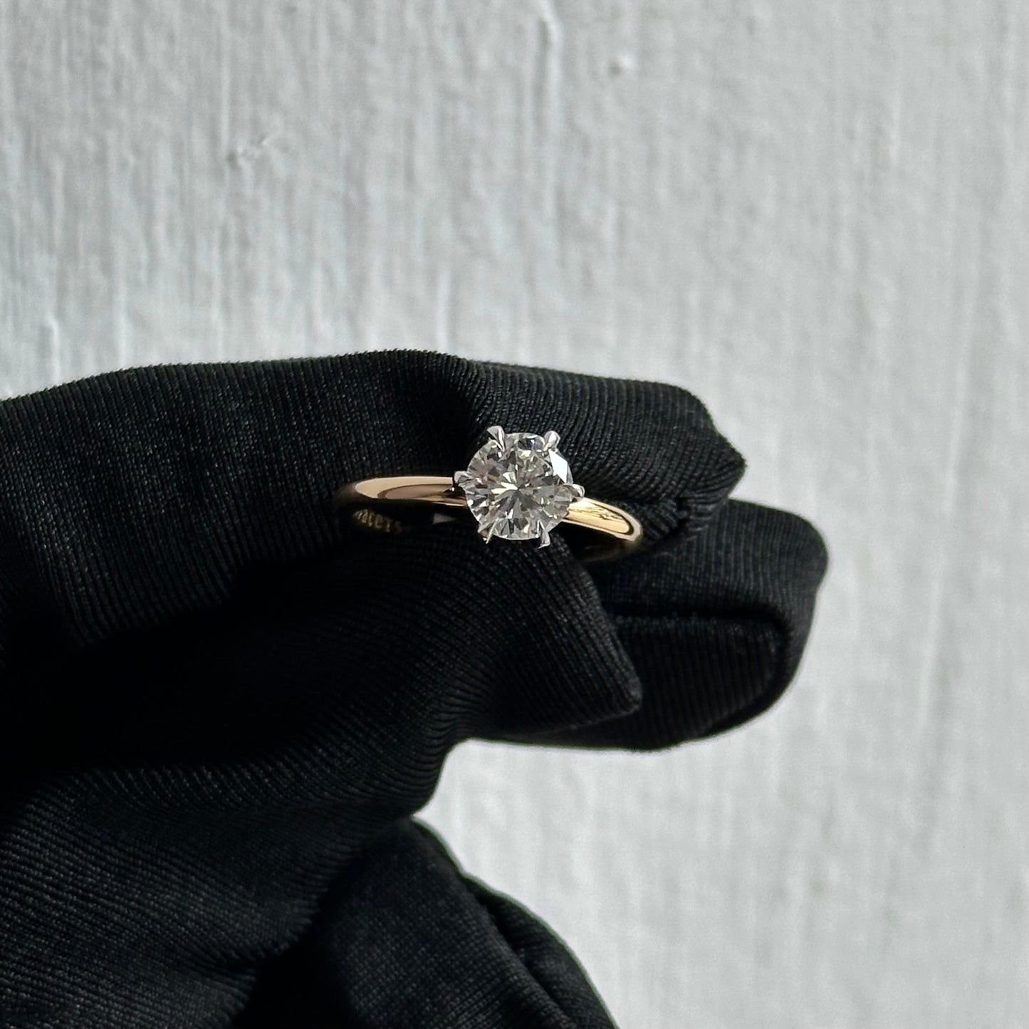 6 Prong Diamond Solitaire Engagement Ring