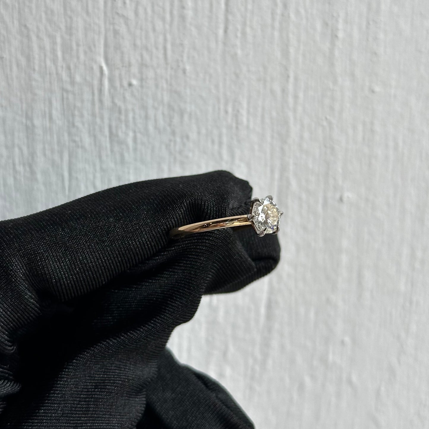 6 Prong Diamond Solitaire Engagement Ring