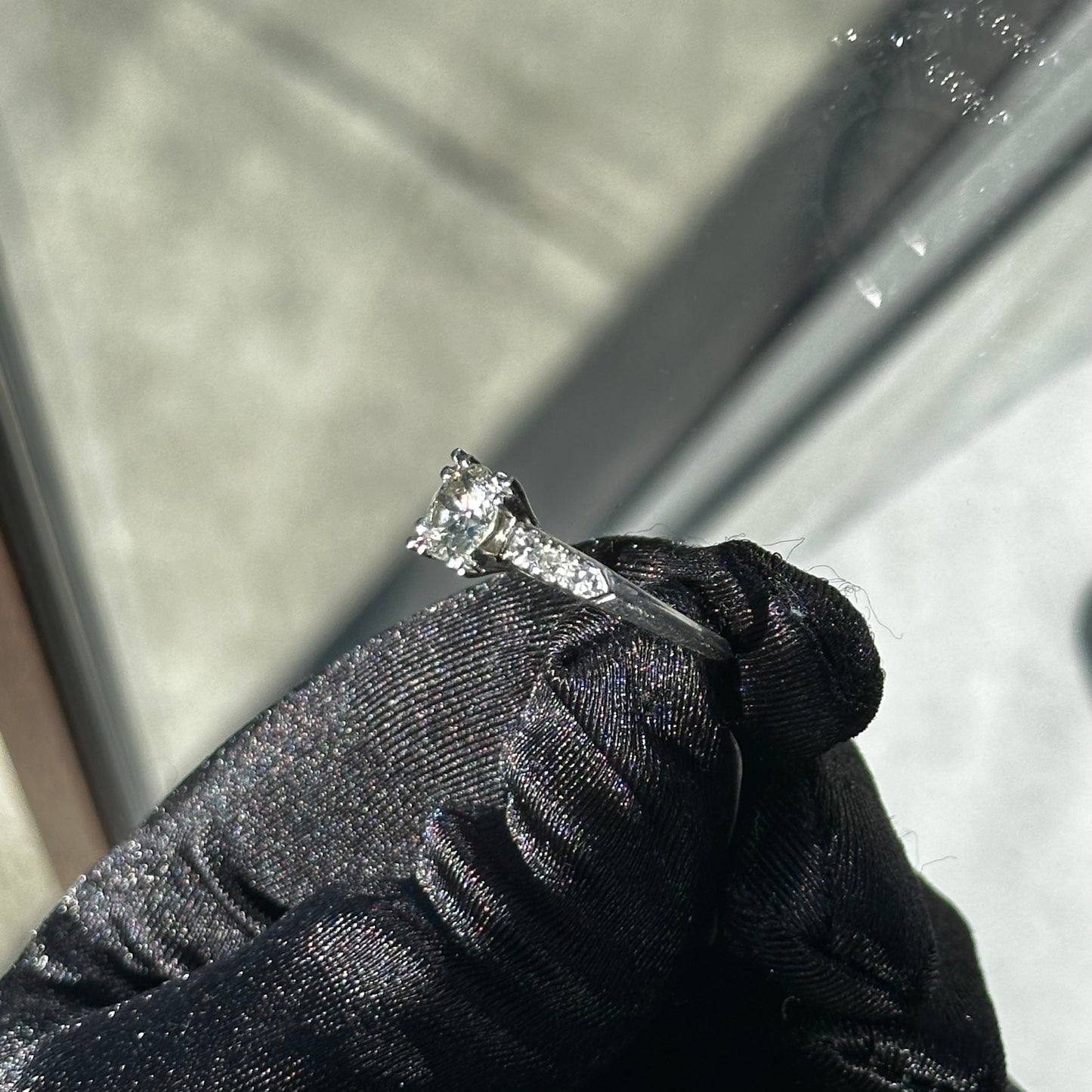 1.50ct Round Center Diamond Triple Prong Vintage Engagement Ring