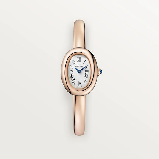 CARTIER Baignoire (Size 16) mini 18-karat rose gold watch -NEW